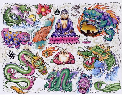 Chinese Dragon Tattoo Image